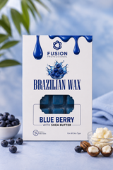 Fusion Professional  Brazilian Wax Blue Berry with Shea Butter - 400gm