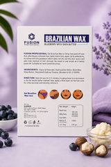 Fusion Professional  Brazilian Wax Blue Berry with Shea Butter - 400gm