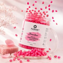 Fusion Professional Pink Titanium Bean Wax