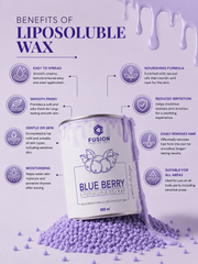 Fusion Professional Blue Berry Liposoluble Gel Wax (800 ml)