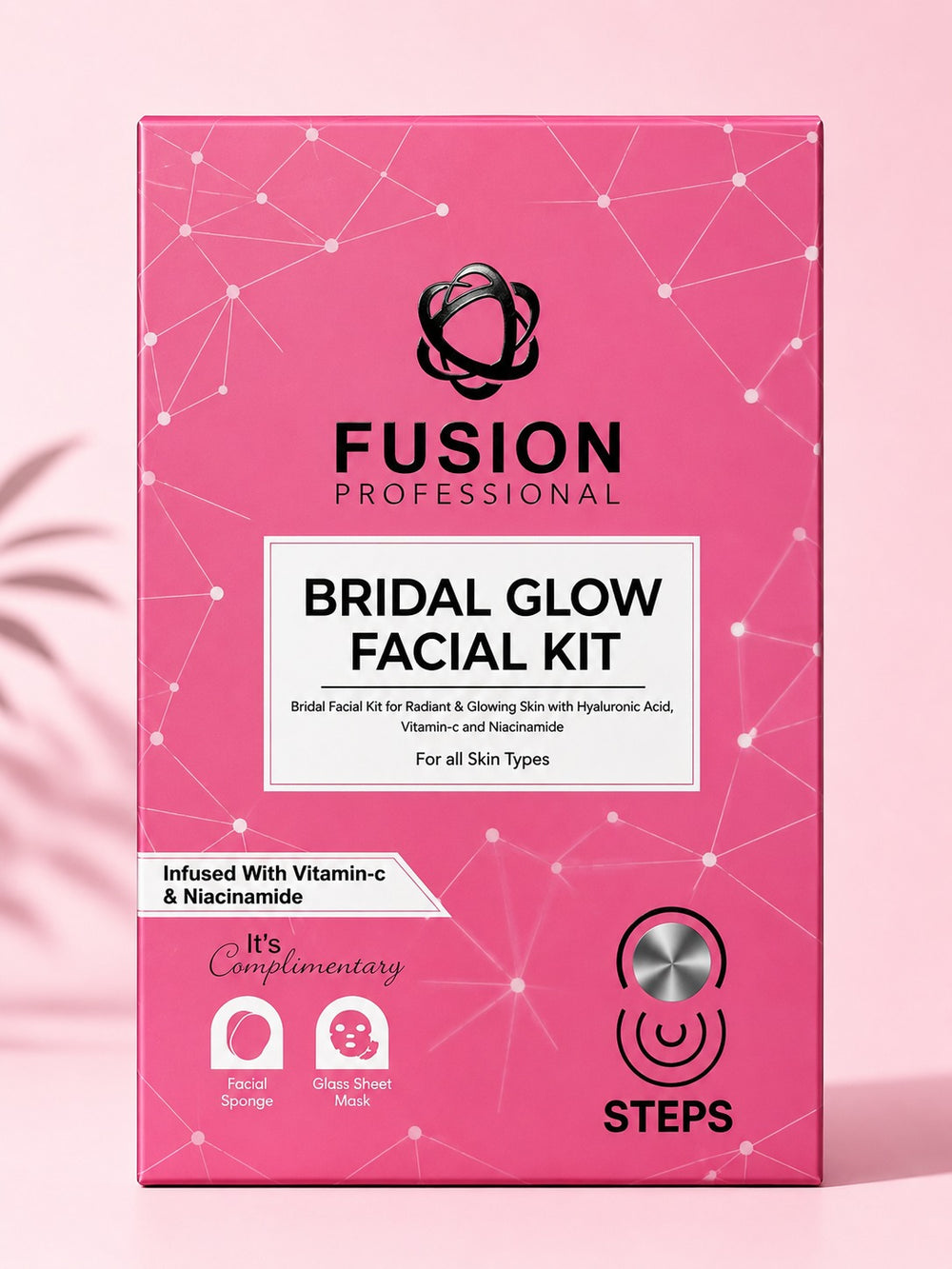 Fusion Professional Bridal Glow Facial Kit (8 Steps)