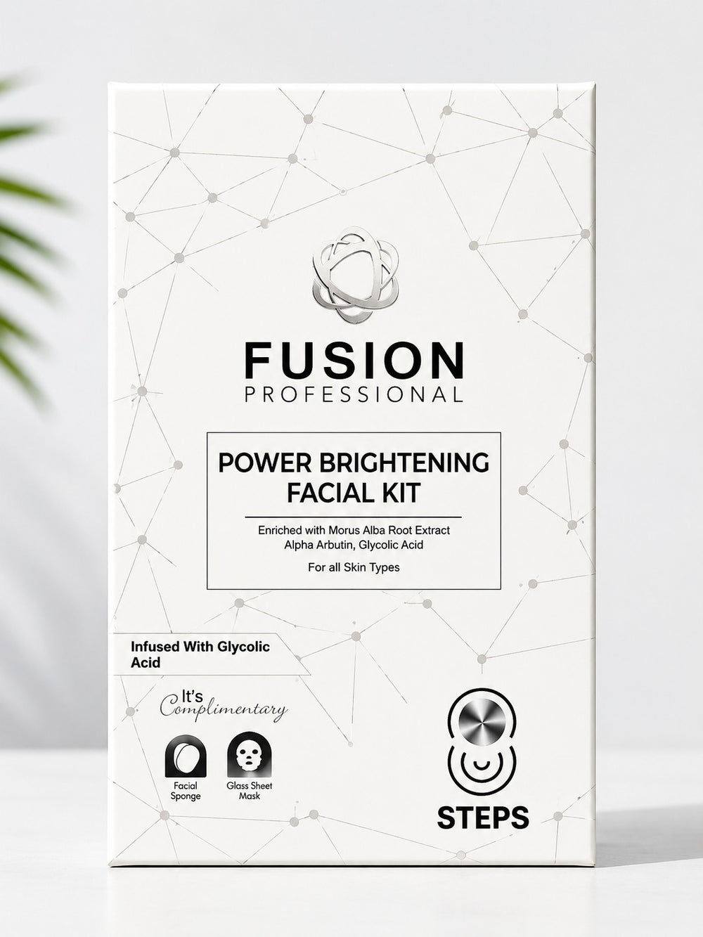 Fusion Professional Power Brightening Facial Kit (8 Steps)